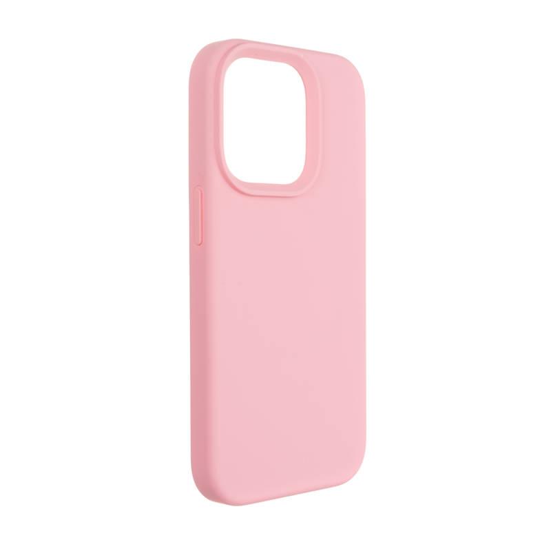 Kryt na mobil FIXED MagFlow s podporou MagSafe na Apple iPhone 14 Pro růžový