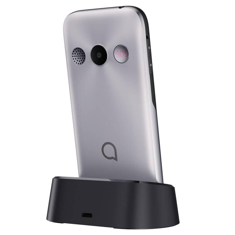 Mobilní telefon ALCATEL 2020 stříbrný
