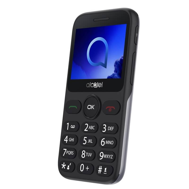 Mobilní telefon ALCATEL 2020 stříbrný