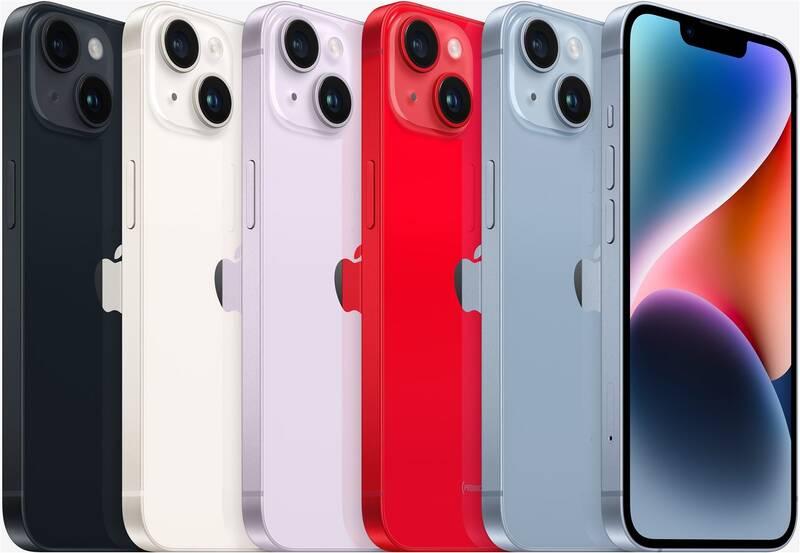 Mobilní telefon Apple iPhone 14 128GB RED, Mobilní, telefon, Apple, iPhone, 14, 128GB, RED