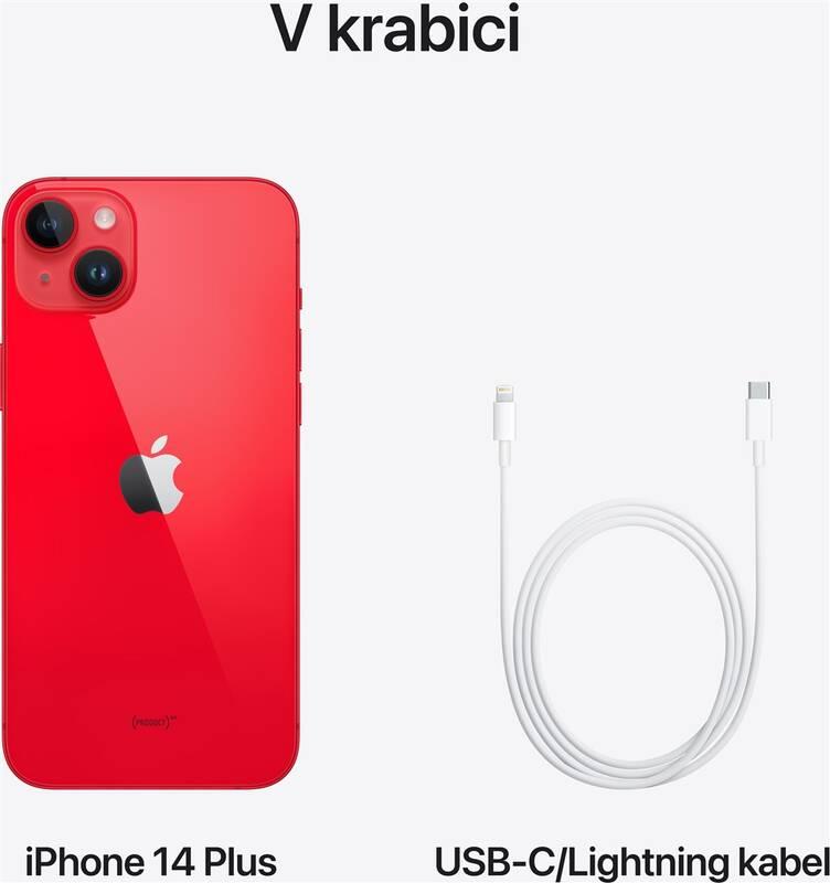 Mobilní telefon Apple iPhone 14 Plus 256GB RED, Mobilní, telefon, Apple, iPhone, 14, Plus, 256GB, RED