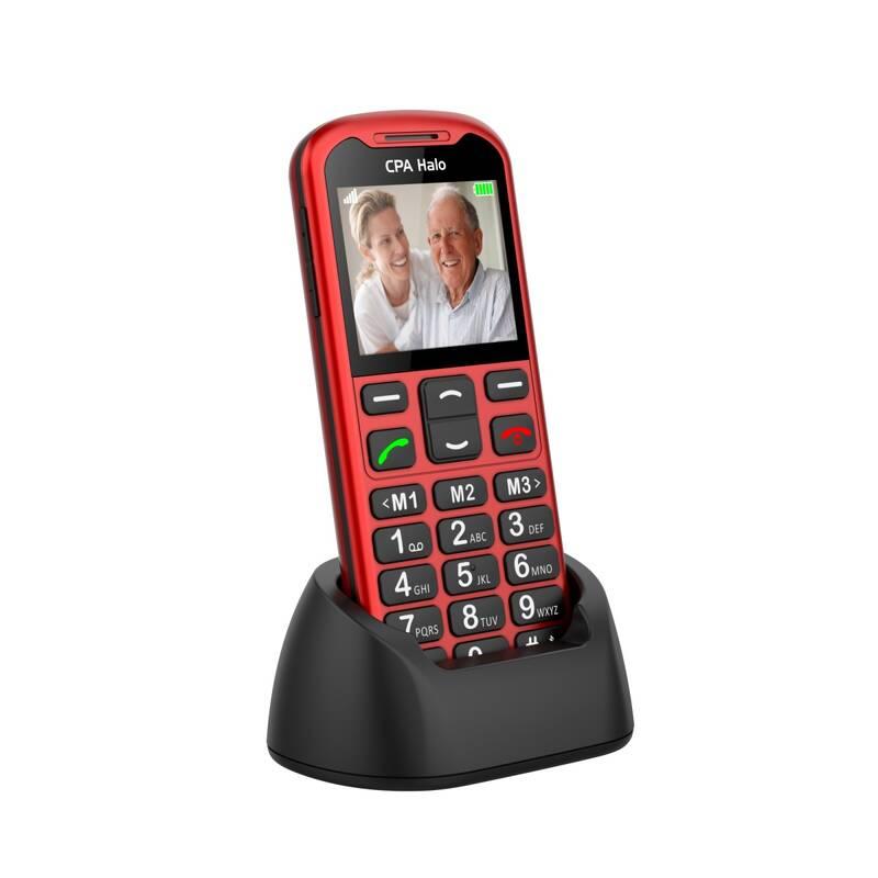 Mobilní telefon CPA Halo 19 červený