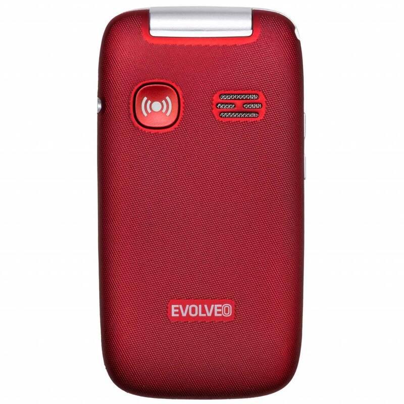 Mobilní telefon Evolveo EasyPhone FP červený, Mobilní, telefon, Evolveo, EasyPhone, FP, červený