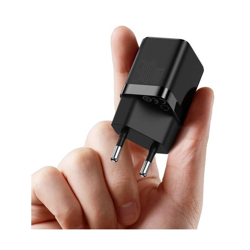 Nabíječka do sítě Baseus GaN3 IC 30 W černá