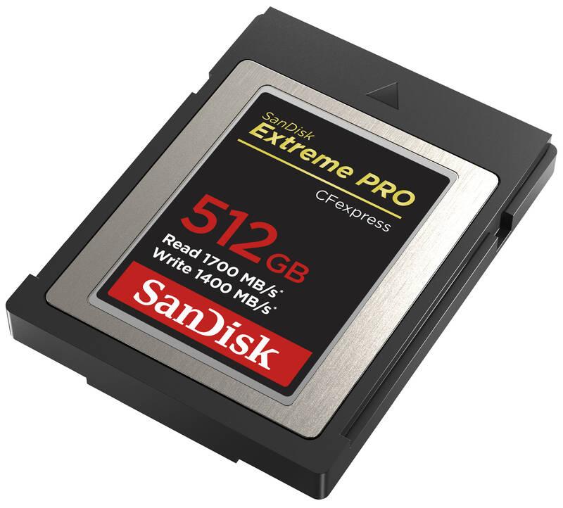 Paměťová karta SanDisk Extreme Pro CFexpress 512GB, , Type B, Paměťová, karta, SanDisk, Extreme, Pro, CFexpress, 512GB, Type, B