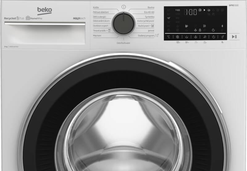 Pračka Beko Beyond B5WFU59418WCSHBC bílá