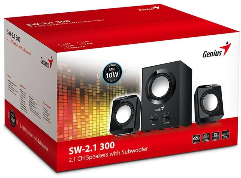Reproduktory Genius SW-2.1 300 černé