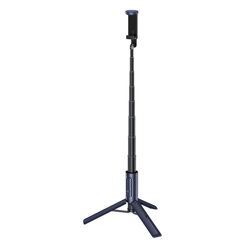 Selfie tyč Baseus cestovní s tripodem - tmavě modrá