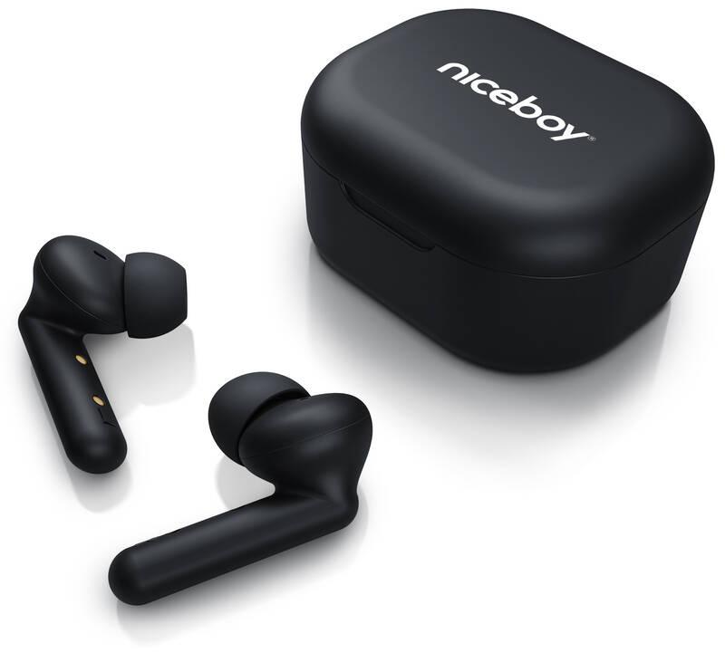 Sluchátka Niceboy HIVE Pins 3 černá