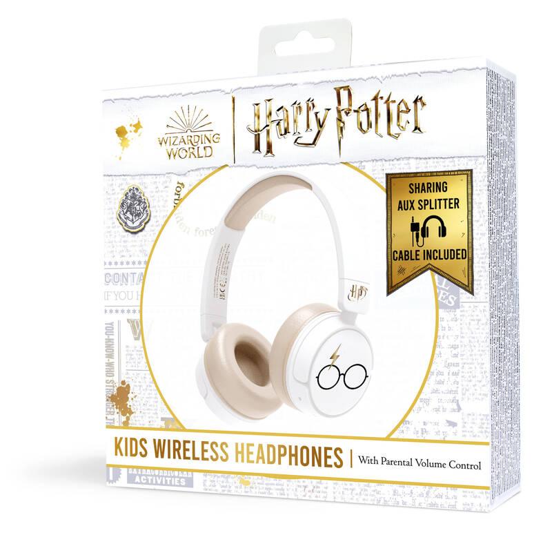 Sluchátka OTL Technologies Harry Potter Kids Wireless Headphones bílá