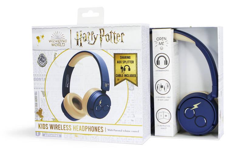 Sluchátka OTL Technologies Harry Potter Kids Wireless Headphones modrá, Sluchátka, OTL, Technologies, Harry, Potter, Kids, Wireless, Headphones, modrá