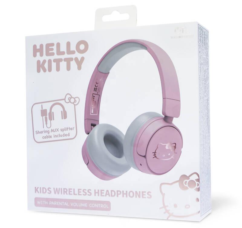 Sluchátka OTL Technologies Hello Kitty Kids Wireless růžová