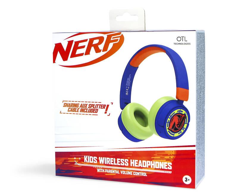 Sluchátka OTL Technologies Nerf Kids Wireless modrá
