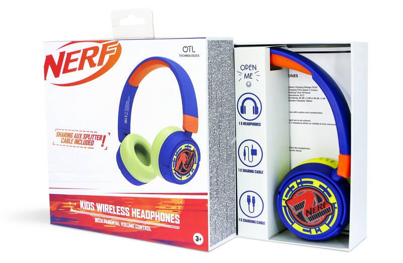 Sluchátka OTL Technologies Nerf Kids Wireless modrá