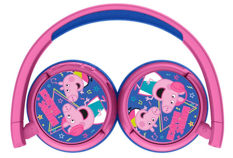 Sluchátka OTL Technologies Peppa Pig Dance and Music Kids Wireless růžová