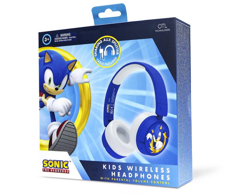 Sluchátka OTL Technologies Sonic the Hedgehog Kids Wireless modrá