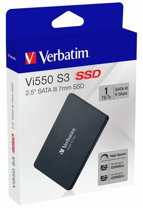 SSD Verbatim Vi550 S3 1 TB 2.5" černý