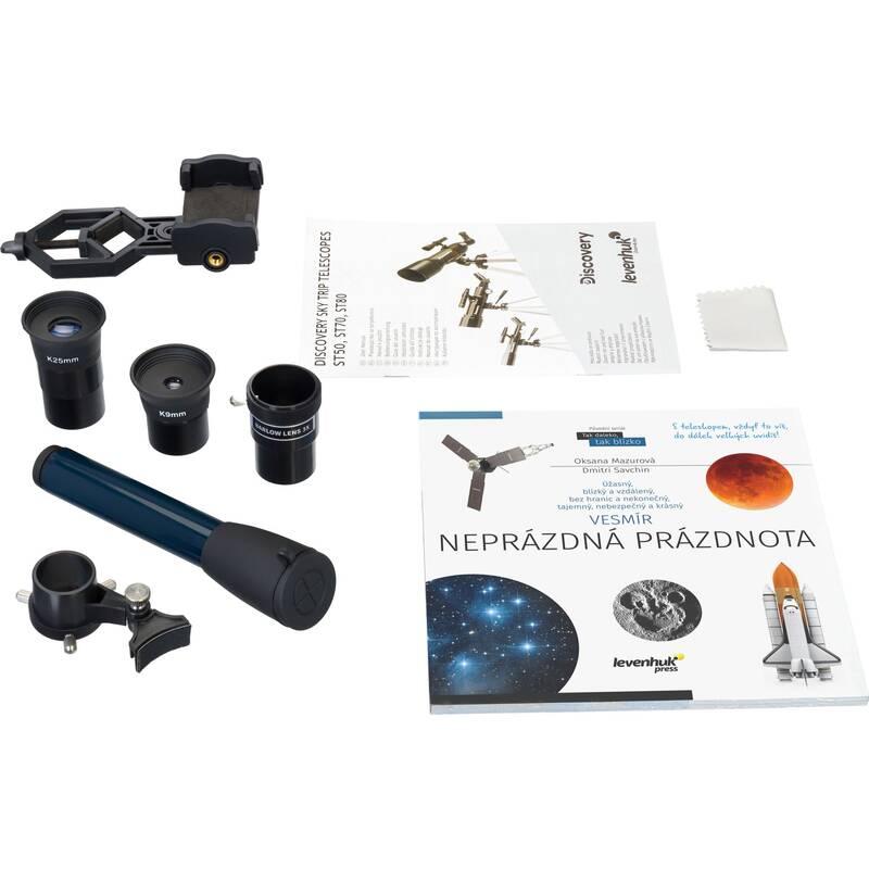 Teleskop Discovery Sky Trip ST80 černá modrá