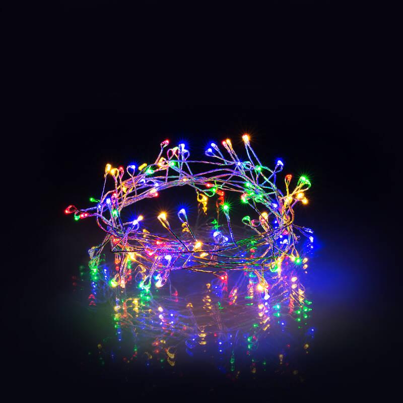 Vánoční osvětlení RETLUX RXL 277, Nano 100 LED, řetěz, 2,4 5 m, multicolor