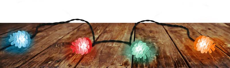 Vánoční osvětlení RETLUX RXL 308, 40 LED, řetěz , 10 5 m, multicolor