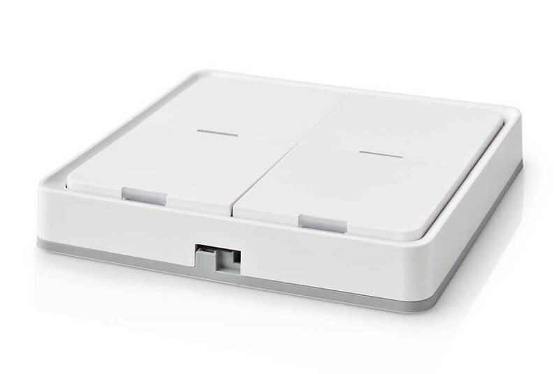 Vypínač Nedis SmartLife, Zigbee 3.0, 4 tlačítka bílý