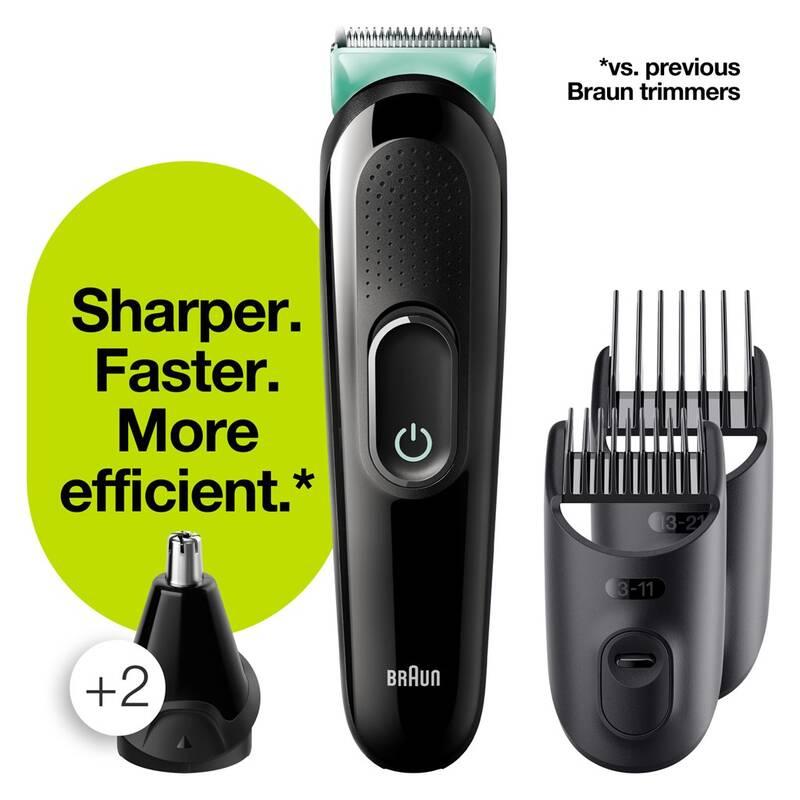 Zastřihovač multifunkční Braun MGK 3321 Green