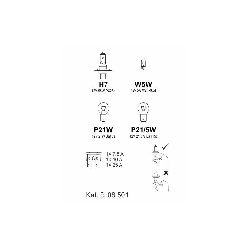 Autožárovka Compass 08501 servisní box H7