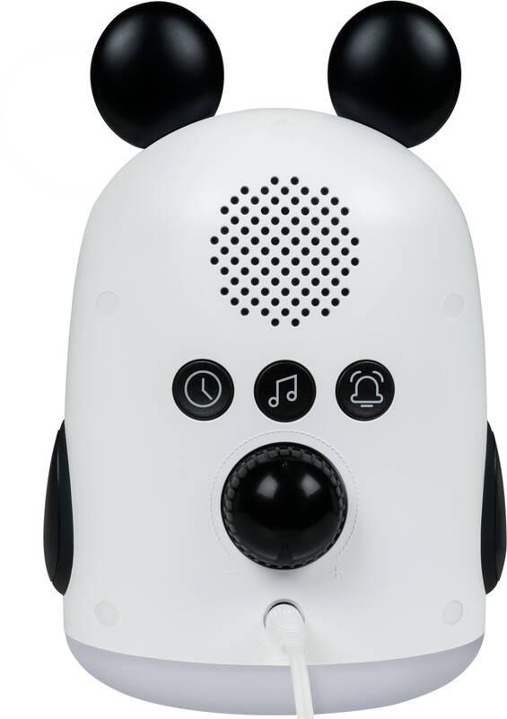 Budík Bigben RKIDSPANDA černý bílý