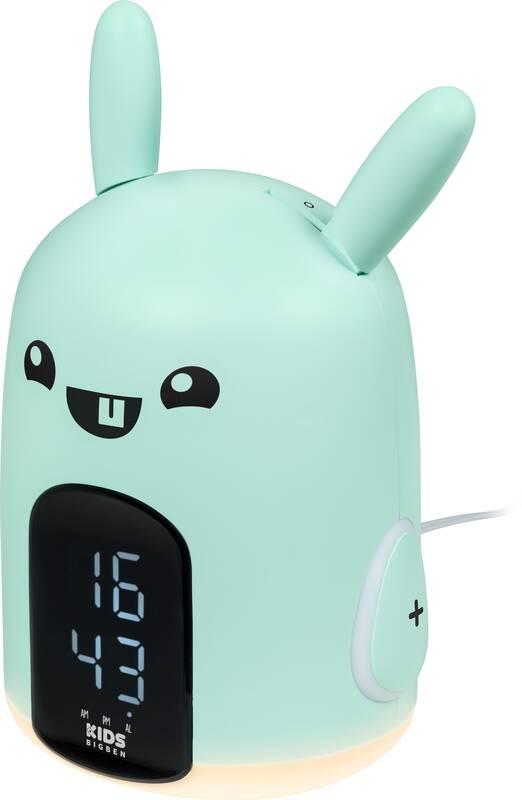 Budík Bigben RKIDSRABBIT tyrkysový