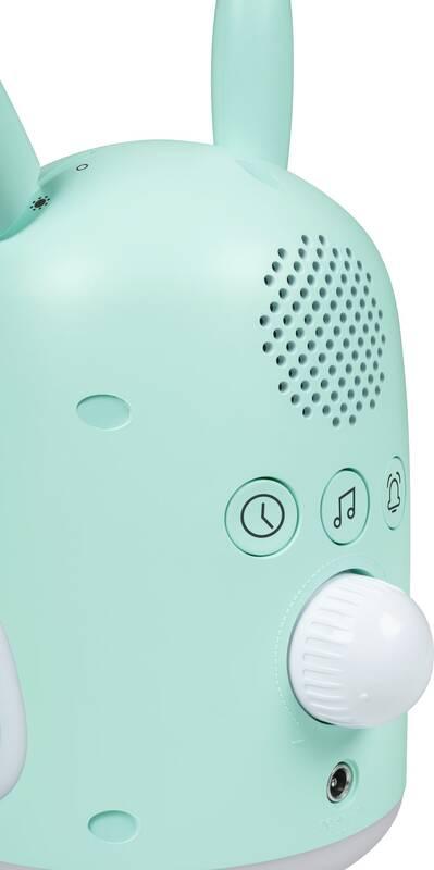 Budík Bigben RKIDSRABBIT tyrkysový