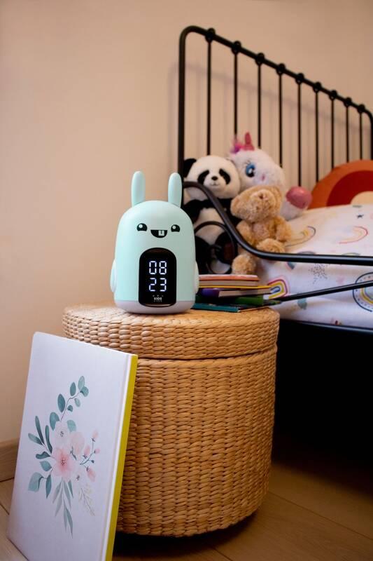 Budík Bigben RKIDSRABBIT tyrkysový