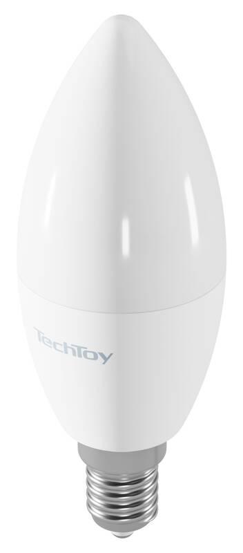 Chytrá žárovka TechToy RGB, 6W, E14, ZigBee