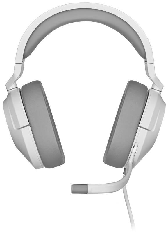 Headset Corsair HS55 Stereo bílý, Headset, Corsair, HS55, Stereo, bílý