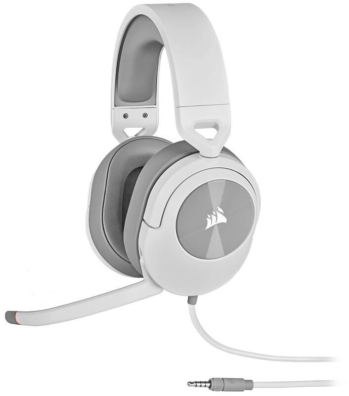 Headset Corsair HS55 Surround bílý