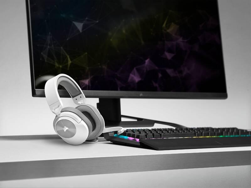 Headset Corsair HS55 Surround bílý