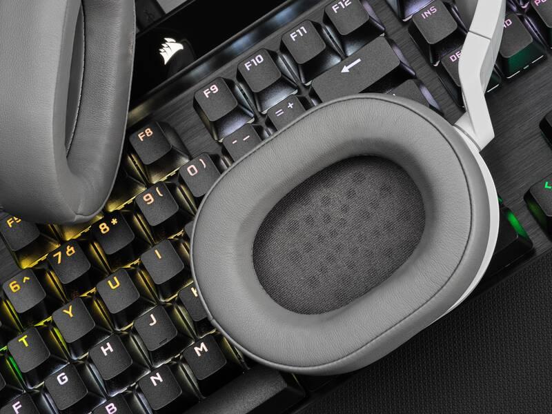 Headset Corsair HS55 Surround bílý