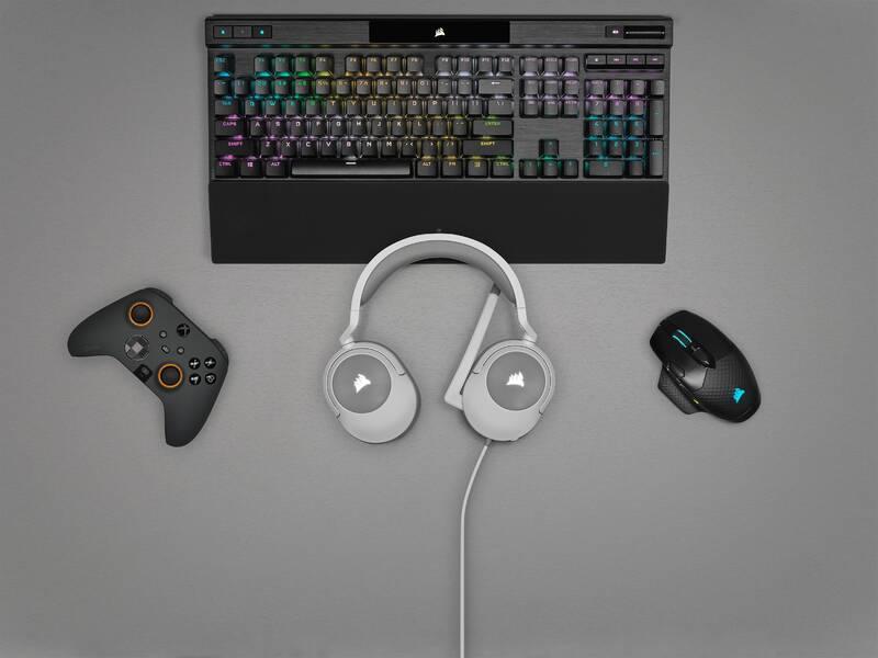 Headset Corsair HS55 Surround bílý