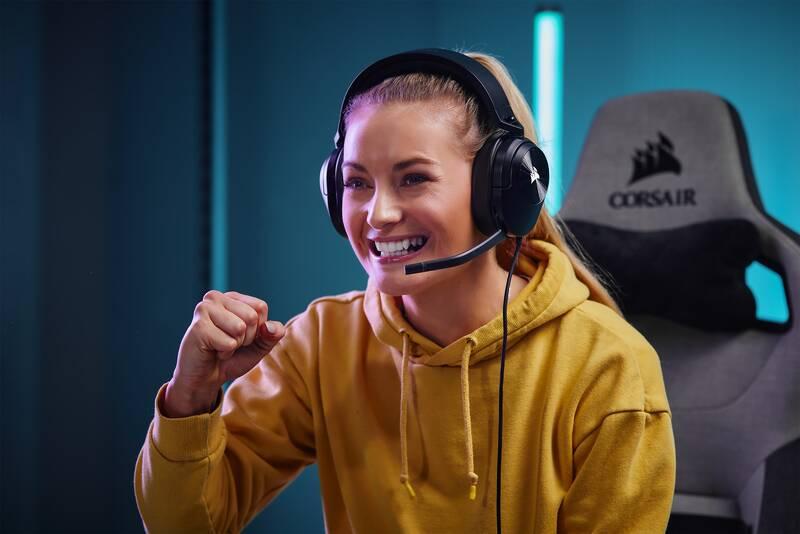 Headset Corsair HS55 Surround černý