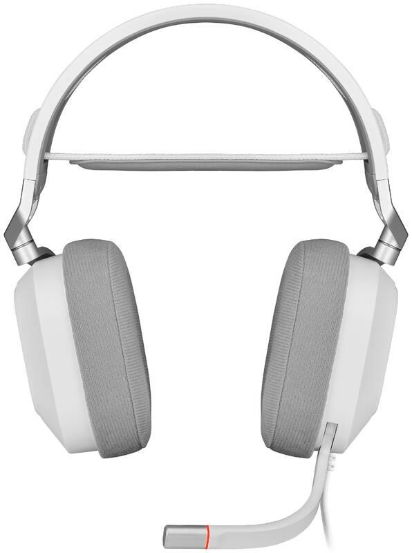 Headset Corsair HS80 RGB USB bílý
