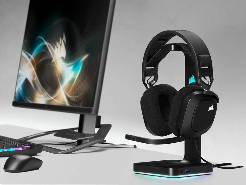 Headset Corsair HS80 RGB USB černý