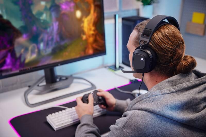 Headset Corsair HS80 RGB USB černý