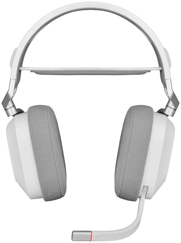 Headset Corsair HS80 RGB Wireless bílý