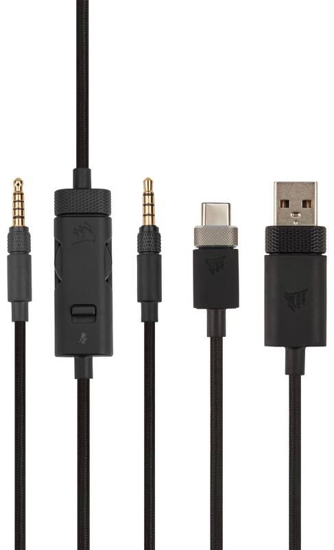 Headset Corsair VIRTUOSO RGB WIRELESS XT černý