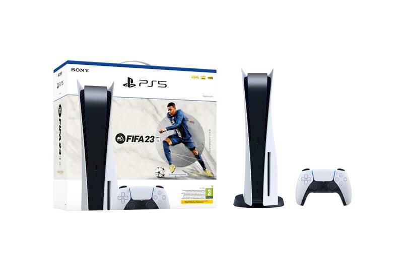 Herní konzole Sony PlayStation 5 FIFA 23 bílá, Herní, konzole, Sony, PlayStation, 5, FIFA, 23, bílá
