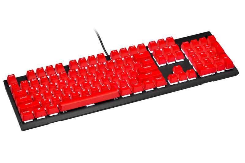 Klávesy Corsair PBT DOUBLE-SHOT PRO Keycap Mod Kit - 104-Key, NA, ORIGIN Red, Klávesy, Corsair, PBT, DOUBLE-SHOT, PRO, Keycap, Mod, Kit, 104-Key, NA, ORIGIN, Red