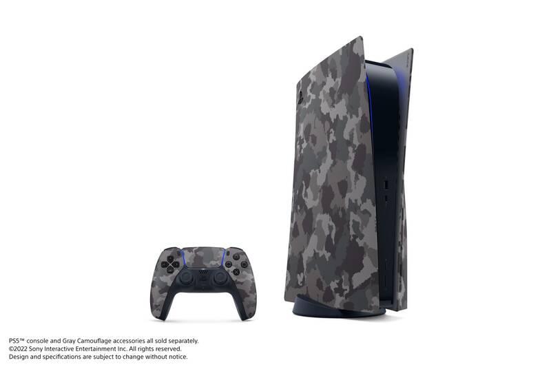 Kryt Sony PlayStation 5 Standard Console - Grey Camo