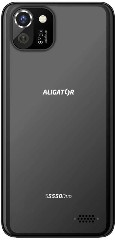 Mobilní telefon Aligator S5550 Duo černý, Mobilní, telefon, Aligator, S5550, Duo, černý
