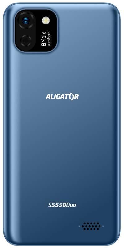 Mobilní telefon Aligator S5550 Duo modrý