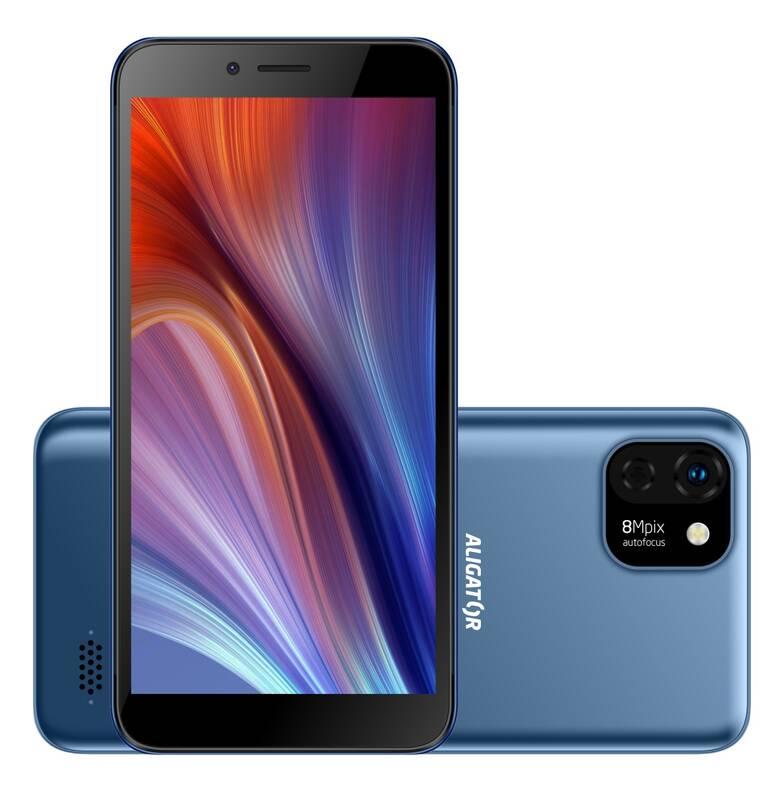 Mobilní telefon Aligator S5550 Duo modrý