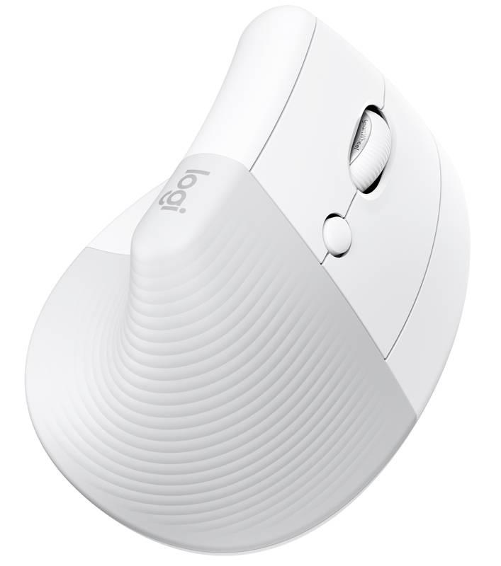 Myš Logitech Lift Vertical Ergonomic for Mac bílá